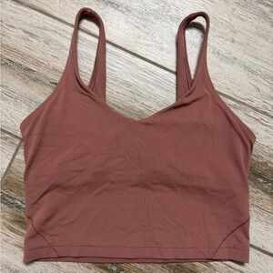 Lululemon Cropped Tank Mauve 8